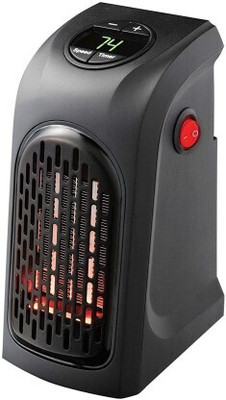 Teksqr portable handy heater space heaters indoor Small Space Fan2 Fan Room Heater