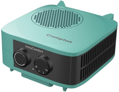 Crompton Insta Comfort Room Heater 2000 Watts Heat Convector with Adjustable Thermostats Hybrid Cyan (ACGRH- INSTACOMFORT) Fan Room Heater