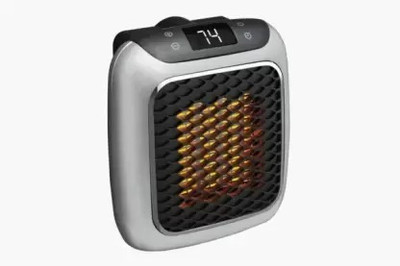 Bella Faccia Electric Handy New Heater Turbo Wall-Outlet 800 Watts With Temperature Control Fan Room Heater