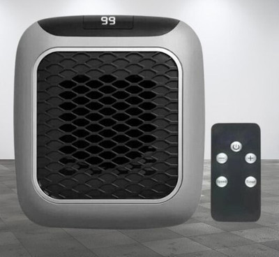 kaku Low Consumption 800w, Heater for Home Office Dorm-Grey Fan Room Heater