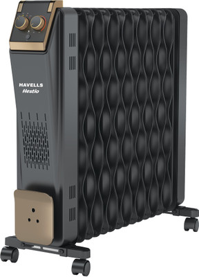HAVELLS Hestio Black 15 Wave Fin OFR Hestio 15 Wave Fin Oil Filled Room Heater