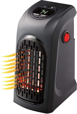 NUVIO Compact Plug-in Space Heater 400 Watts Home/Office Fan Room Heater