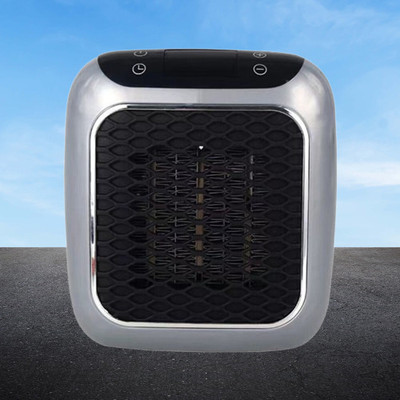 WunderVoX Portable Electric Wall space Heater With Adjustable Thermostat and Timer-Grey Portable Electric Wall space Heater With Adjustable Thermostat and Timer-Grey Fan Room Heater