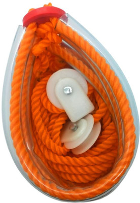 NATURAL Yoga Rope/Pocket Gym Rope/Tummy Trimmer (Upgraded Version) Resistance Tube(Orange)
