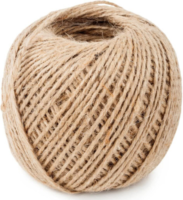 Siddhivinayak Express Thread Natural Soft Rope Natural Twine Jute Natural Jute(Length: 200 m, Diameter: 1 mm)