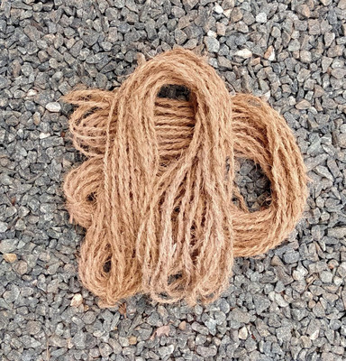 LJL Traders Coconut Coir/Coco Fibre Rope for Crafts/Garden/Well/Plant Hanger - Pack Of - 2 Brown(Length: 15 m, Diameter: 900 mm)