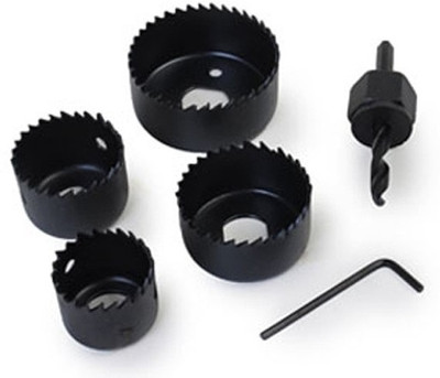 Inditrust new Hole Saw Kit Cutter Set Of 6 Pcs 1-1/4 To 2-1/8 Can Be Used In Drill Machine for wood and plastic Rotary Bit Set(6 Bits)