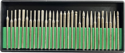ADAWAT 30PCS Diamond Burr Drill Bits Set grinding effect and long using life Rotary Bit Set(30 Bits)