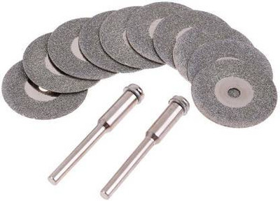 Digital Craft 10Pcs 22mm Diamond Cutting Wheel Saw Blades Cut Off Discs For Rotary Power Tool Rotary Bit Set(10 Bits)