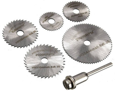 DUMDAAR new 6pcs set Mini HSS Circular Saw Blades Rotating Tool For Dremel Metal Cutter Rotary Bit Set(6 Bits)