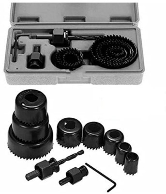 Kshivi Holesaw 11Pcs Hole Saw Set Drill Bit Kit Wood Thin Alloy Metal Cutter Drill Bits Power & Hand Tool Kit(11 Tools)