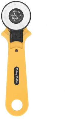 KRAFTMASTERS 45 mm Rotary Cutter Easy Scrapbooking Comfortable Handle for Fabric Cutting Tool Rotary Fabric Cutter(45 mm)