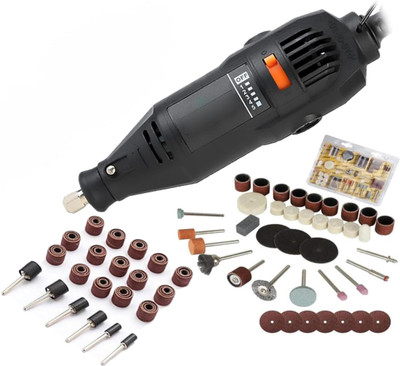 uptodatetools Electric Palm Die Grinder Rotary Tool 156pcs 130W Mini Type Handy/Mini/Multifunctional Variable Speed Electric Rotary Tool(3.2 mm)