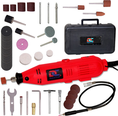 Digital Craft Electric Die Grinder 130W – 6-Speed Rotary Tool Kit, 40 Accessories, DIY for Grinding, Sanding & Polishing Rotary Tool(3.2 mm)