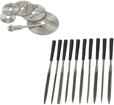 Digital Craft 2 Items : 6Pc Circular Saw Blade & 10Pc 4x160 Needle File Set 2 Items : 6Pc Circular Saw Blade & 10Pc 4x160 Needle File Set Rotary Tool(3 mm)