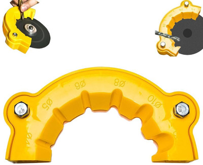 MAYCREATE Multi Drill Bits Sharpener Attachment Tool for Electric Angle Grinder Sharpenin Multi Drill Bits Sharpener Tool for Angle Grinder 4 12mm Angle Drill(12 mm Chuck Size)