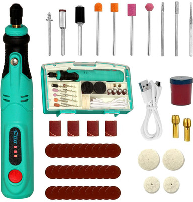 Digital Craft Cordless Rotary Tool Kit 40Piece 3.6V USB Rechargable Mini Drill with Adjustable 3-Speed Motor – Perfect for Engraving, Polishing & Small DIY Projects Rotary Tool(3 mm)