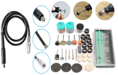 Mass Pro 1Pc Flexible Extension Cord With Diamond Bur Set & Accessories Accessories Flexible Die Grinder Shaft Rotary Tool(3.2 mm)