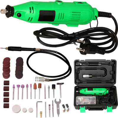 Digital Craft 220W Mini Rotary Die Grinder Tool Kit 6-Speed Variable Motor 52 Accessories for for Cutting, Grinding, Sanding Polishing Flexible Shaft & Metal Chuck Powerful Rotary Tool(3.2 mm) Digital Craft 220W Mini Rotary Die Grinder Tool Kit 6-Speed Variable Motor 52 Accessories for for Cutting, Grinding, Sanding Polishing Flexible Shaft & Metal Chuck Powerful Rotary Tool(3.2 mm)