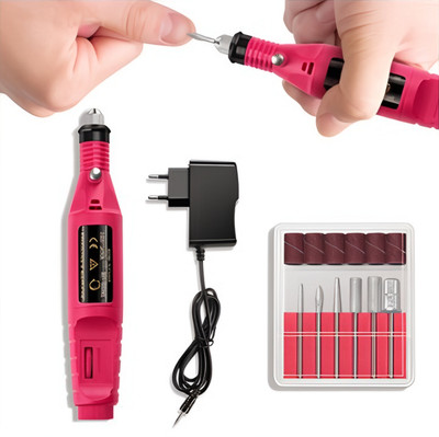 RanPra NAIL DESGINER 3MM NAIL DESGIN TRIMMING MACHINE WITH DAIMOND BITS AND GRINDING PADS Rotary Tool(3 mm)