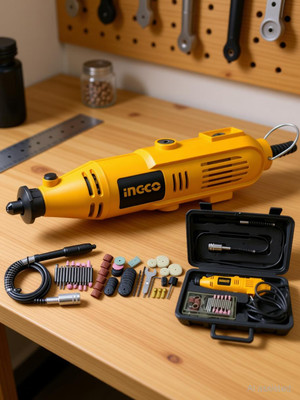 INGCO Grinder Rotary Tool Kit with Variable Speed Mini Die Grinder MG13328 Rotary Tool(3.2 mm)