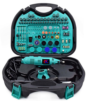Digital Craft LRUXOR 130 W Mini Electric Drill Die Grinder With 388 pcs Accessories And Holder Abrasive Power Tool For Metal To Work Wood Rotary Tool(3 mm)