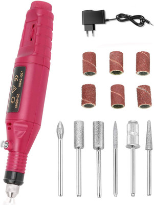 uptodateprouducts Pen Sander Polisher for Exfoliating, Grinding, Polishing, Remove Nail Polish Mini Electric Nail Drill Art Manicure File, Portable Manicure Rotary Tool(3 mm)