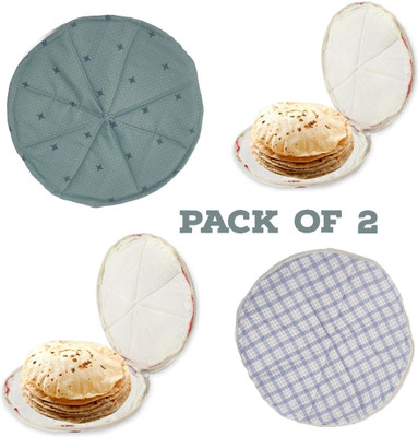 Sapna FX Printed Roti Round Flap Cover(Multicolor, 2)