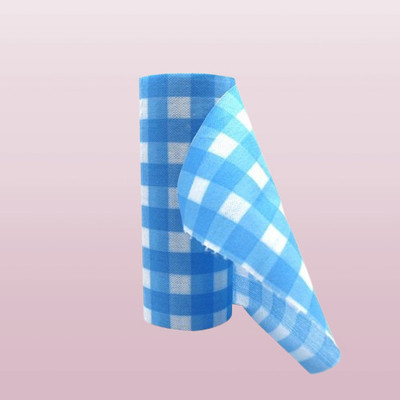 kassa Checkered Roti Round Flap Cover(Blue, 1)