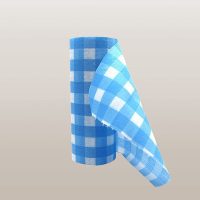 KASaa Checkered Roti Round Flap Cover(Blue, 1)