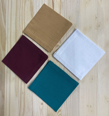 Foverós Roti chapati cover Solid Roti Square Flap Cover(Multicolour, 4)
