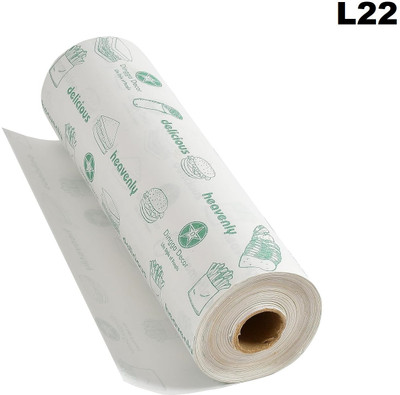 LTL butter paper for roti | food wrapping roll | Butter paper for cake |(25M) Self Design Roti Round Flap Cover(White, 1)