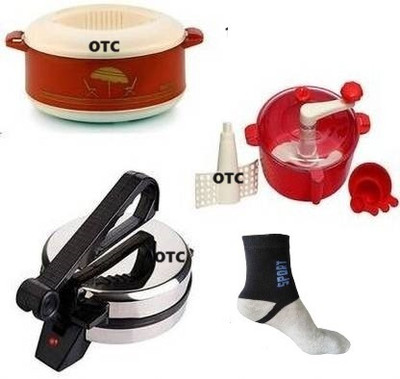 OTC Combo Pack Of Electric Roti Maker || Dough Maker||Casserole||HR-16 Roti and Khakra Maker