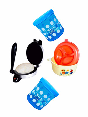 OTC Combo Of Casserole || 2 Plastic Container || Non Stick Roti and Khakra Maker