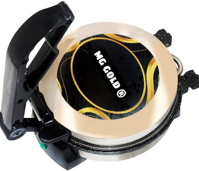 MG GOLD ®Chapati/Roti Stainless steel body 800 Watts Power saver MODEL QWI Roti and Khakra Maker