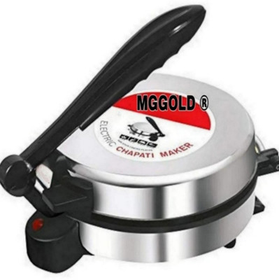MG GOLD ®Chapati/Roti Stainless steel body 1000 Watts Duty Non Stick Model QW7 Roti and Khakra Maker