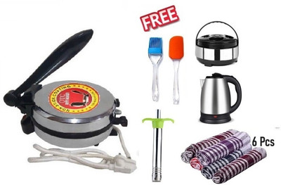 OTC Combo Pack With Electric Non Stick Z-20 Roti and Khakra Maker