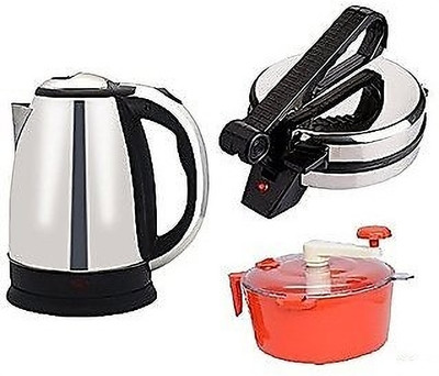 OTC Combo Pack Electric Kettle & Dough Maker Roti and Khakra Maker