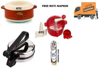 OTC Combo Of RM-3100 Electric Non Stick 1 Year Warranty CB-30 Roti and Khakra Maker