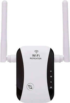 X88 Pro WiFi Extender With Dual Antenna | Smart Signal Booster |For Home&Office Coverage WiFi Range Extender 2.4 GHz 300 Mbps Wifi Speed Single Band External Antenna NA(Whie)