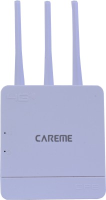 CareME 5G Sim compatible router Connect with DVR/NVR/WiFi Camera/Desktop,Laptop,Mobile 150 Mbps 4G Router(White, NA)