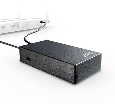 zinq UPS for Router Mini UPS for 12V WiFi Router, Fiber Routers 300 Mbps 4G Router