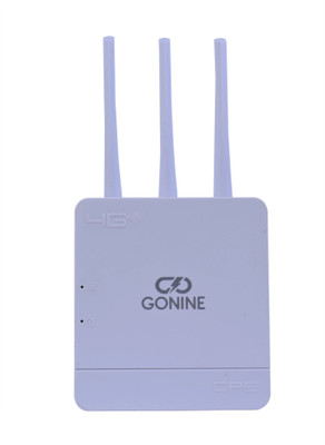 GONINE 4G & 5G 300Mbps Wireless Plug and Play with Micro SIM Card Slot 4G Router 2.4 GHz, 5 GHz 300 Mbps Wifi Speed Dual Band External Antenna MiFi (Sim Based)(White)