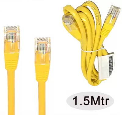moma monia network cable 1.5m Pack Of Three 1000 Mbps WiFi Range Extender (Yellow, Dual Band)