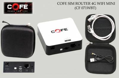COFE CF-071 4G SIM WIFI WITH BATTERY SIM ROUTER WIRELESS ETHERNET 300 Mbps 4G Router