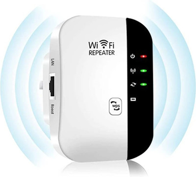 X88 Pro Wifi Range Booster / WiFi Range Extender WiFi Range Extender 2.4 GHz 400 Mbps Wifi Speed Single Band External Antenna Ethernet (Cable Broadband)(White)