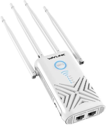 WAVLINK AERIAL X– AC1200 WiFi Range Extender 2.4 GHz, 5 GHz 1200 Mbps Wifi Speed Dual Band Internal Antenna Ethernet (Cable Broadband)(White)