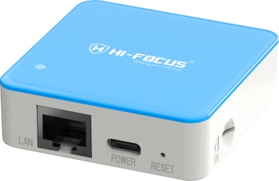HI-FOCUS 4G Wireless with SIM Card Slot and Dual-Band Connectivity 150 Mbps 4G Router(Blue and White, Single Band)