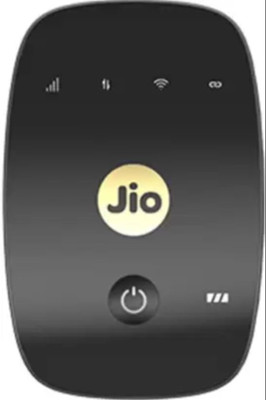 JioFi M2 WIFI 4G 4G Router 2.4 GHz 75 Mbps Wifi Speed NA NA(Black)
