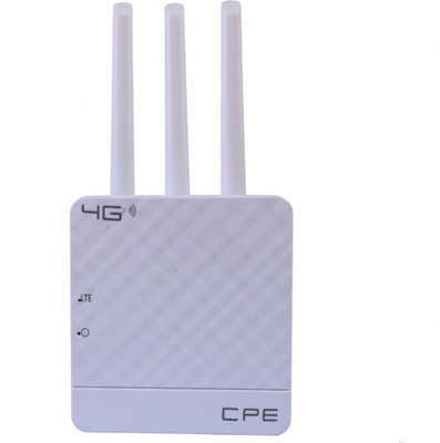 GONINE 4G CPE 300Mbps, Plug & Online, WiFi 4G Router 300 Mbps 4G Router (White, Dual Band)